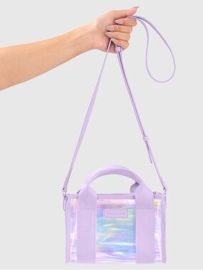 NWT case-mate Micro Soap Bubble Lavender Iridescent Bag